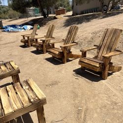 Adironback Chairs And Tables 