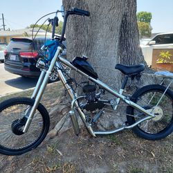 Chopped Motor Gas Bike