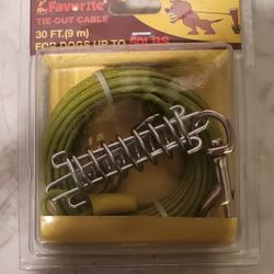 30 Ft Tie Out Cable For Dogs