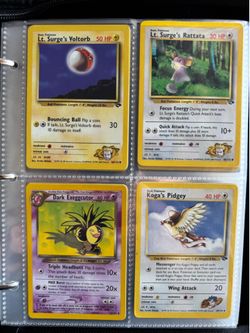 Pokémon Gym Heroes & Challenge Card Lot