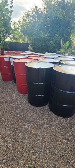 55 Gallons Steel Barrels