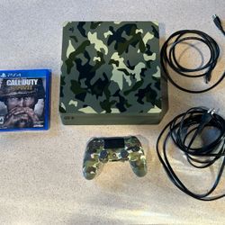 Limited Edition PS4 1TB-WWII Camo-(Certified Refurbished)