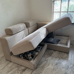 Ikea Jattebo Modular Sofa with Chaise 