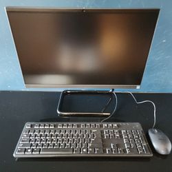 Lenovo ideacentre 22" All in One Computer A340-22IGM intel Pentium Sliver 2GHz 8GB/128GB Win 11 Home With Dell Wired Keyboard and Mouse 