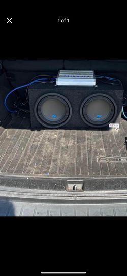 2 Alpine s 10s w Vented Box & amp