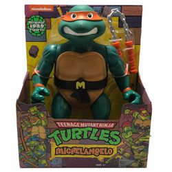 NEW 12" Michelangelo Giant Figure 2023 Remake Ninja Turtles TMNT