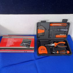 NEW Mini 46 Piece Socket Set Plus Tool Set