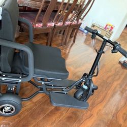 Foldable wheel chair for disable handicap senior travel size brand new