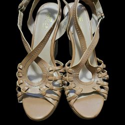 Sbicca Tan Wedge Sandals