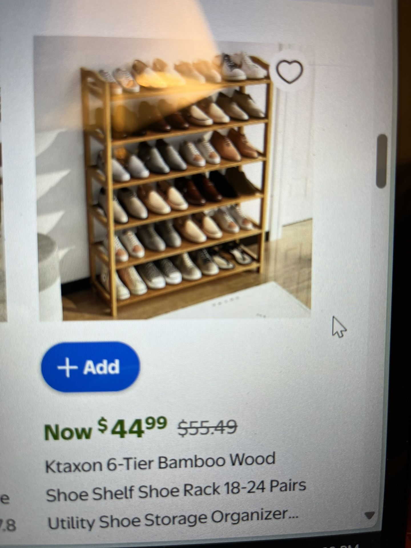 6 Layer Shoe Rack Or Display Rack