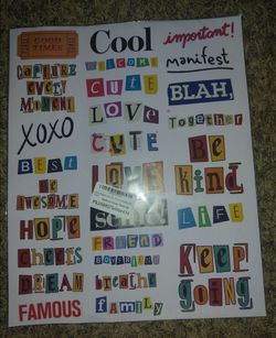 434 Pcs Magazine Style Stickers