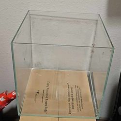 8 Gallon Rimless Fish Tank Cube 