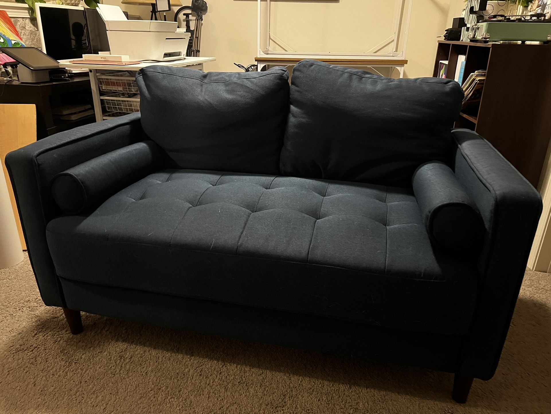 Blue Love Seat