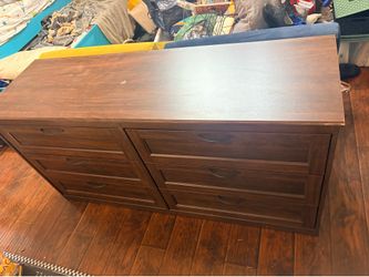 Dark brown dresser