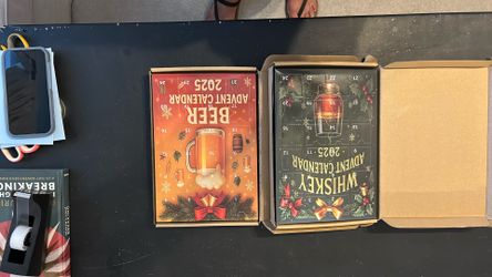 Two New Advent, Calendars, In Boxes And Shipping Boxes