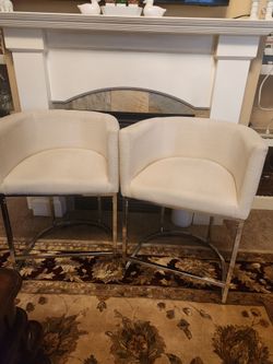 Counter chairs pair