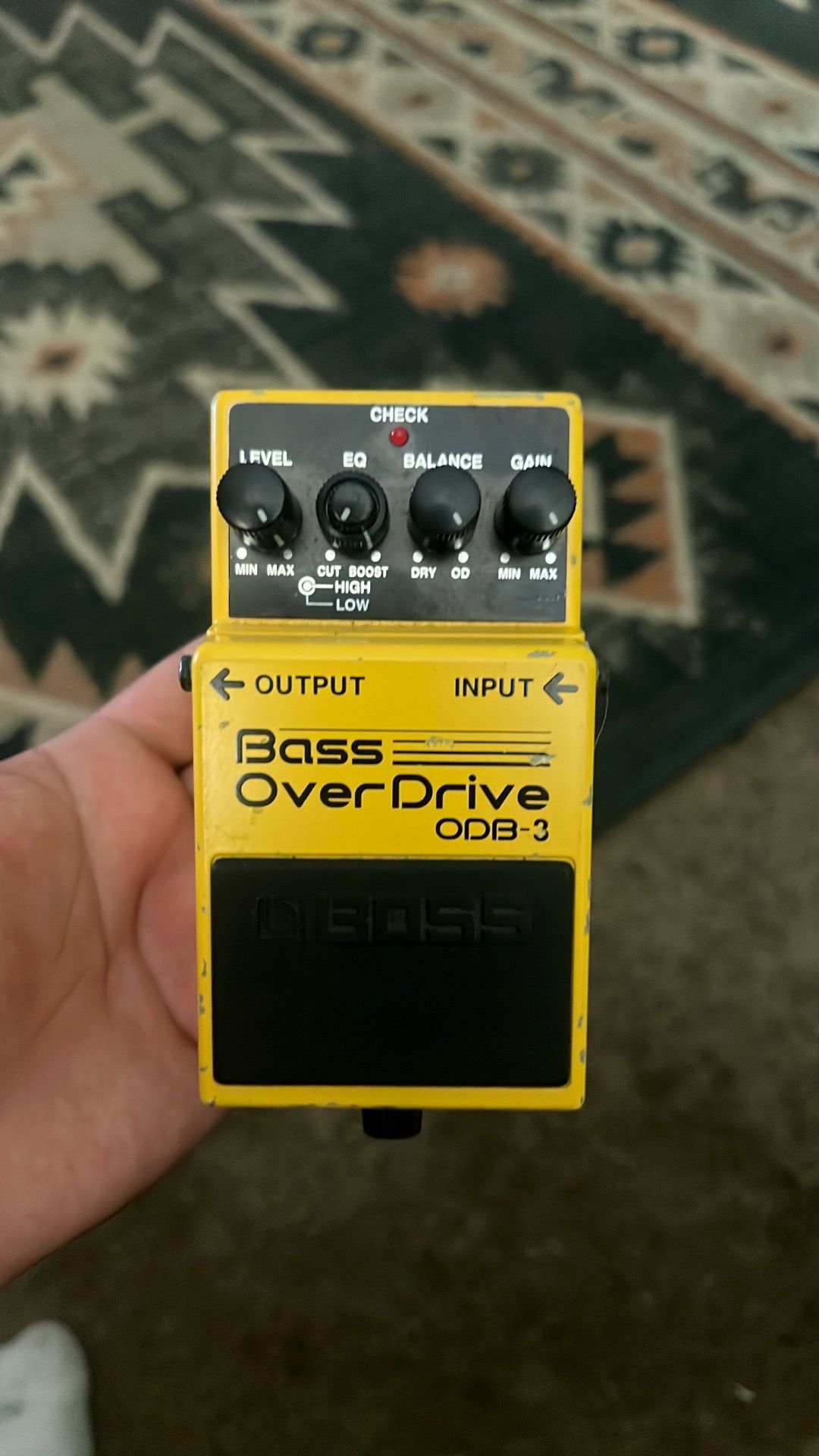 Bass OverDrive ODB-3 Boss Pedal