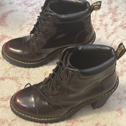 Dr. Martens Cherry Red Boots Size 10