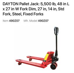Dayton Pallet Jack
