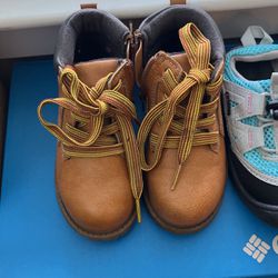Kid Boots- Size 8 & Boy Shoes- Size 9