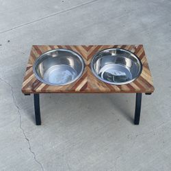 Dog Bowl And Stand