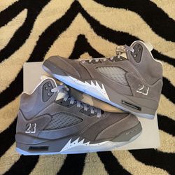 Air Jordan 5 Wolf Gray Brand New