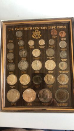 U S twentieth century type coins set