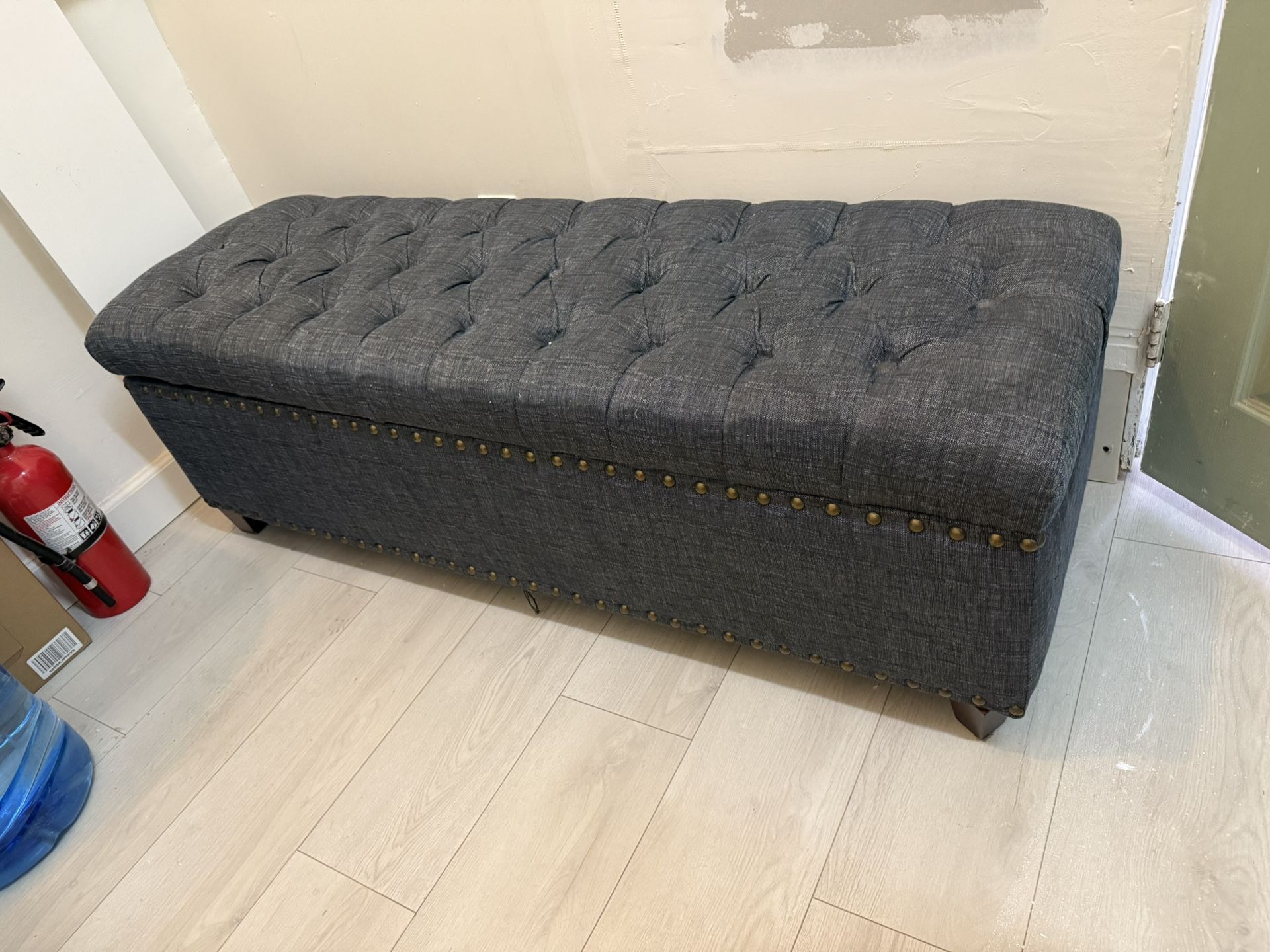 Blue Ottoman