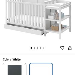 NEVER USED Baby Crib And Mattress 