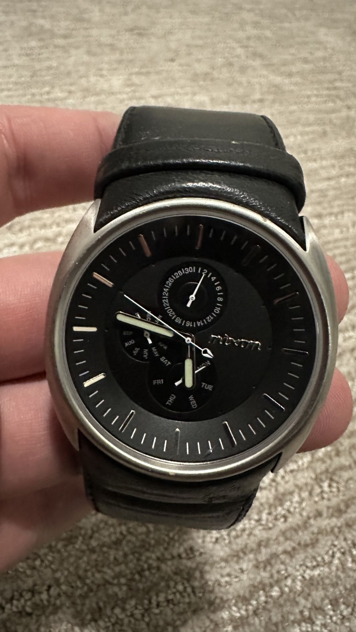 Nixon - The Esquire CS Watch With Leather Band