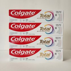 4 Colgate Toothpaste Clean Mint 5.1oz