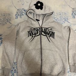 YOUTHFUL BLOOM zip up Hoodie 