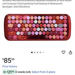 Wireless Mechanical Bluetooth Keyboard 