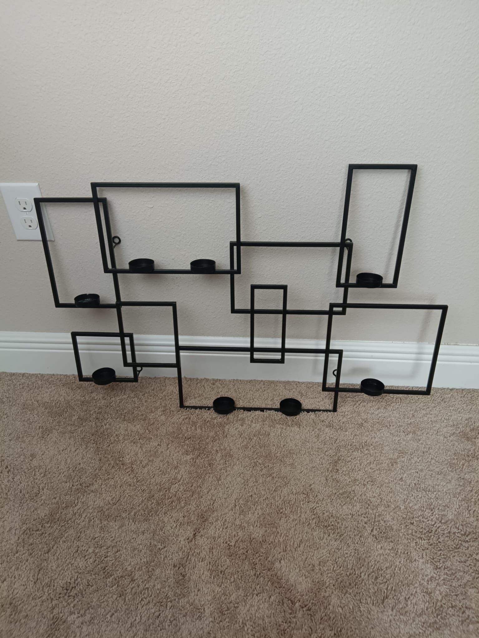 Metal Wall Votive Candle Holder