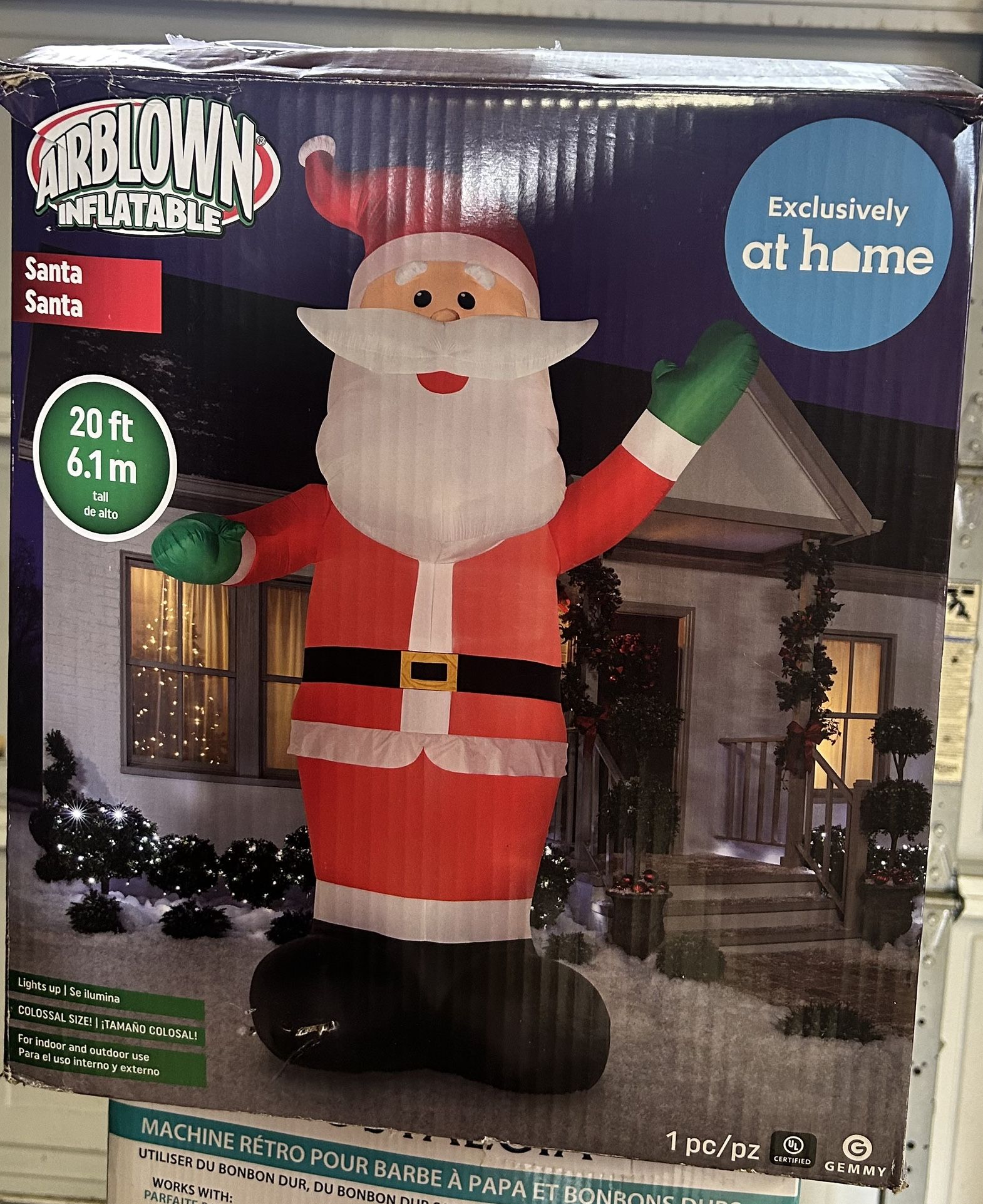 20’ Christmas Santa Yard Decoration