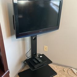 32” Toshiba TV with Stand And DVD player