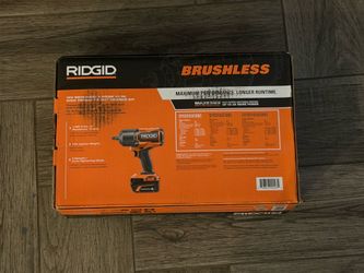 Ridgid 18v impact wrench kit