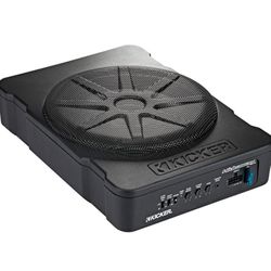 KICKER 46HS10 Compact Powered 10-inch Subwoofer

