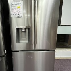 Black Friday Deal! Refrigerator LG Stainless Steel Counter Depth 24 Cb Ft 36’ French Door 36’wide W/ Water Duo Ice Makers