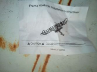 Frame hookup for bike or Dirtbike