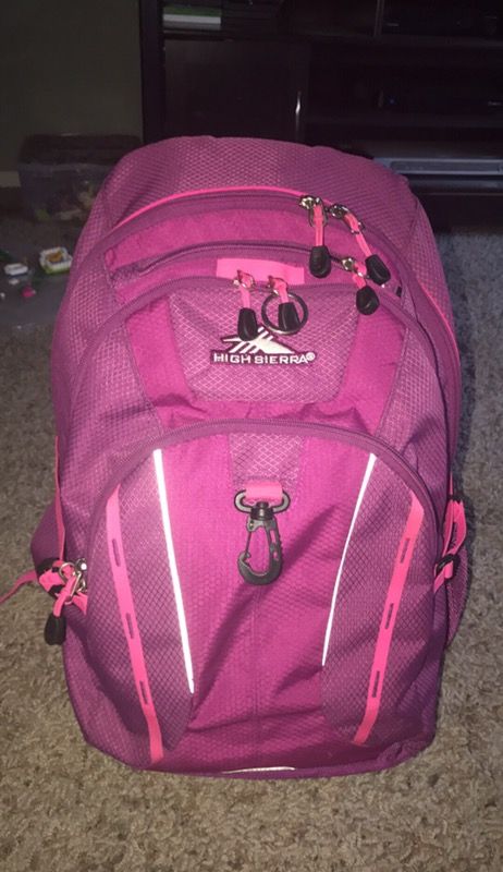 Girls high sierra backpack