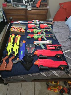 Huge Nerf Gun Collection – Over 25 Blasters + Ammo & Gear