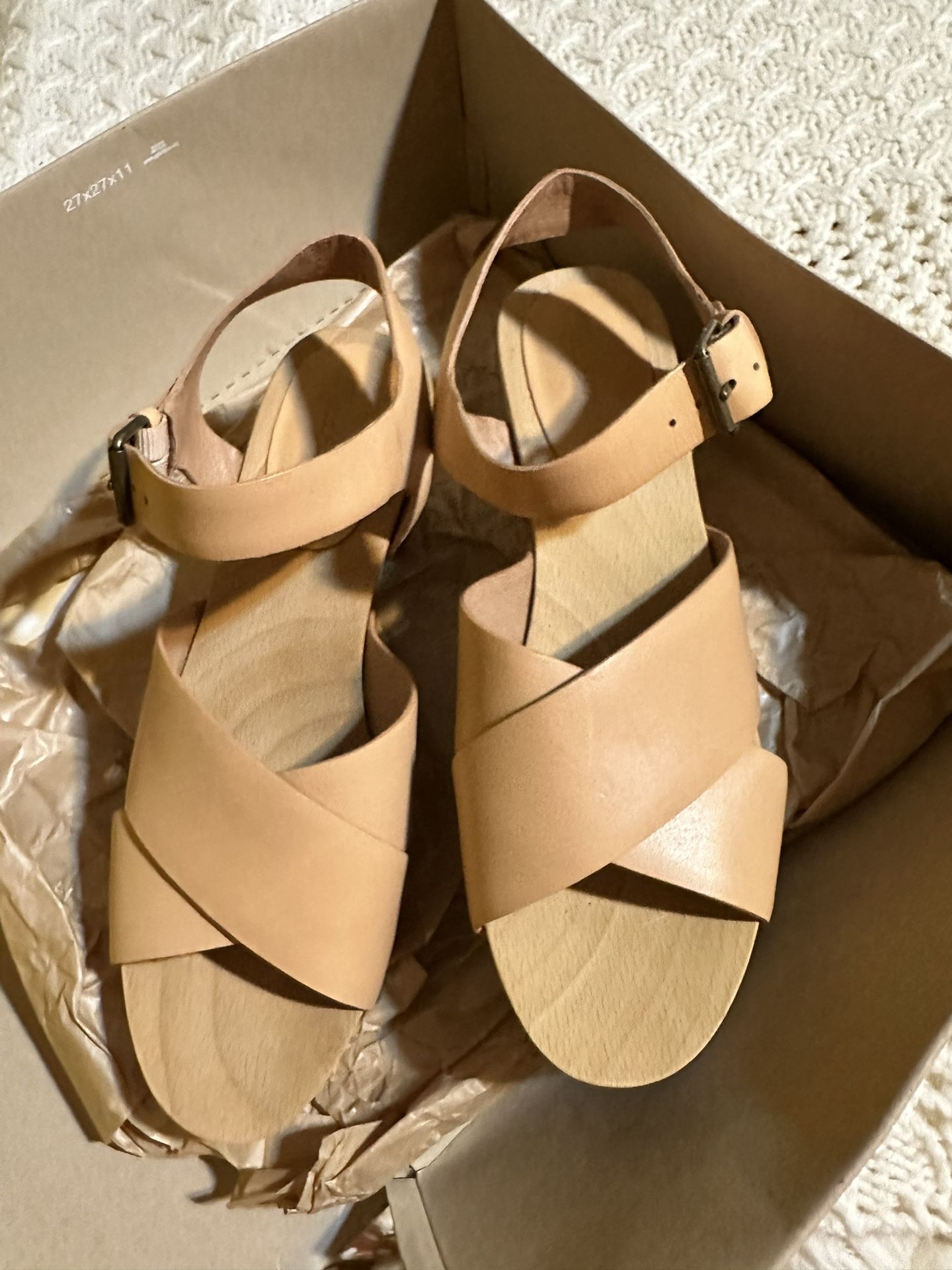Madewell Johanna Natural Leather Clog