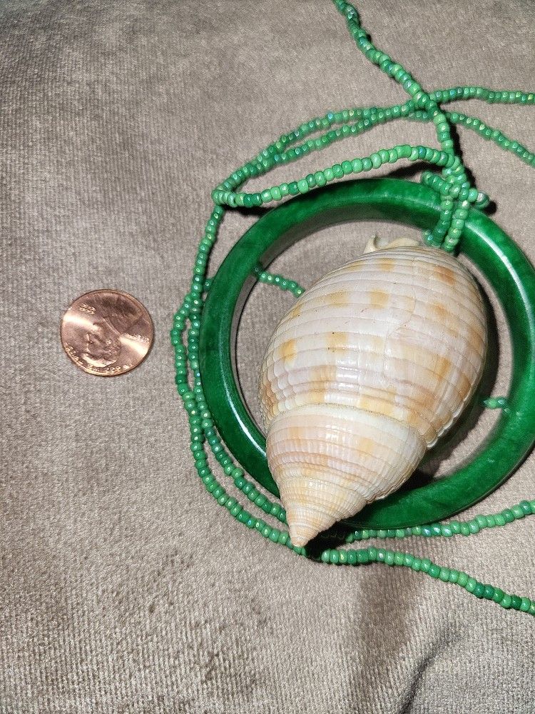 Green Jadeite Bangle/Necklace
