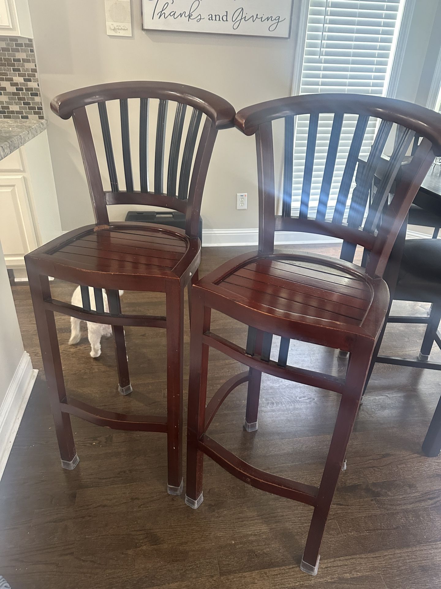2 used Sturdy High Stools