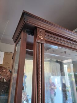 Vintage curio cabinet