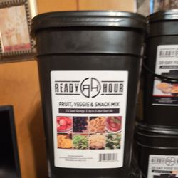 Three Buckets Of Emergency Fruit And Vegetable  Food
