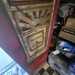 Wooden Storage Gas Pump