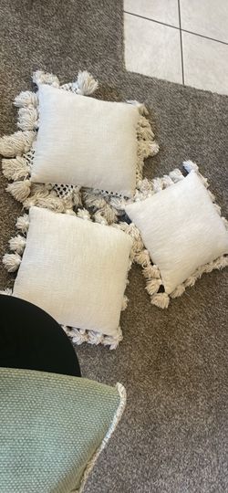 Boho Pillows Cream Color