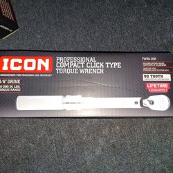 Icon Professional Compact Type Torque Wrench (3/8" Drive)